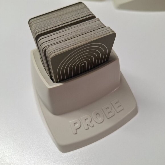 1974 Probe Game Replacement Green Cards 96 Piece Set Plastic Holder Vintage - Picture 2 of 4